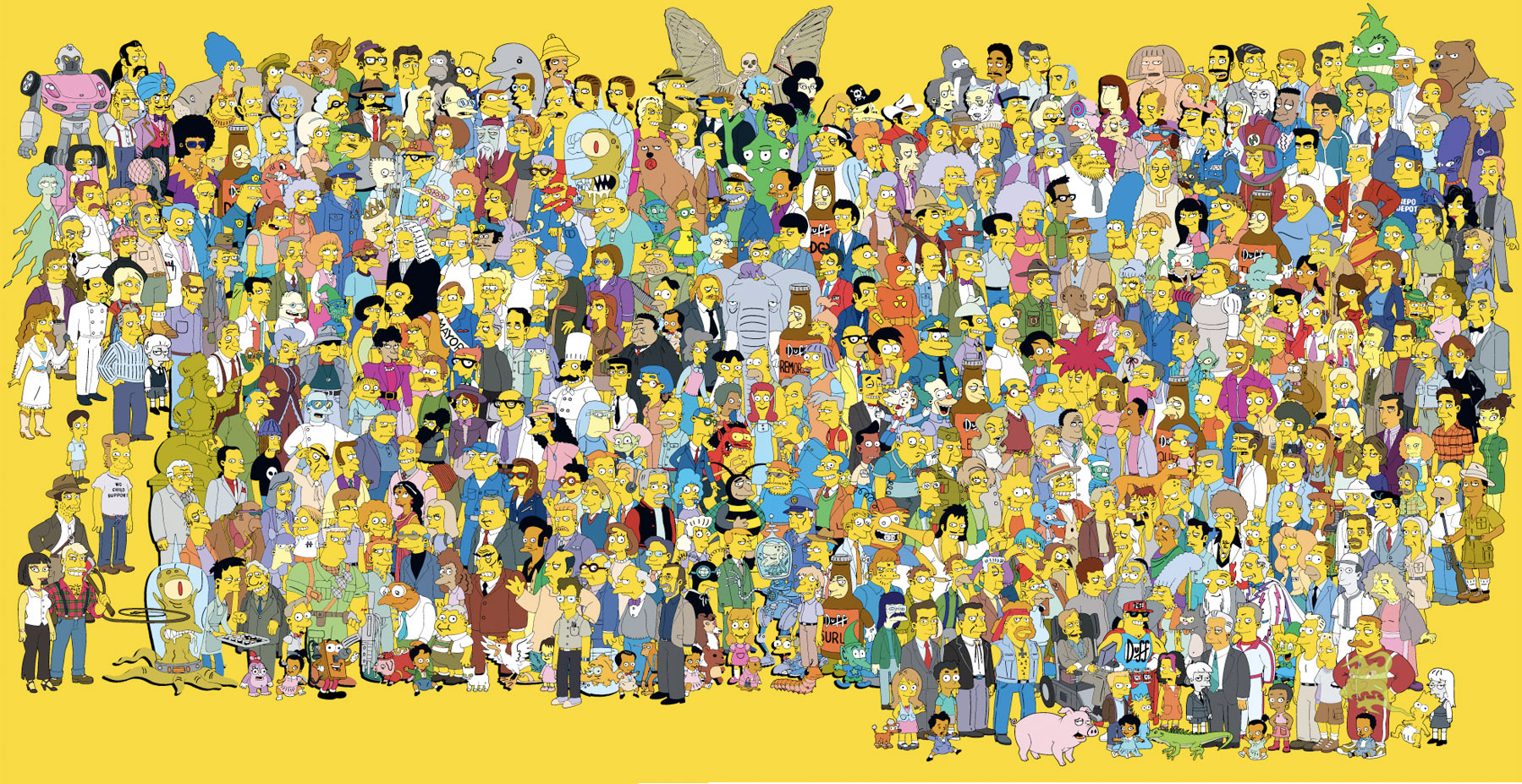 Poster_simpsons_todos_personagens_20_anos